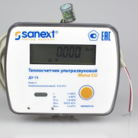 Теплосчетчик SANEXT Ультразвуковой Mono CU Ду 15 мм 0,6 м3/ч подающий трубопровод 